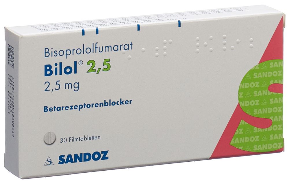 BILOL cpr pell 2.5 mg 30 pce