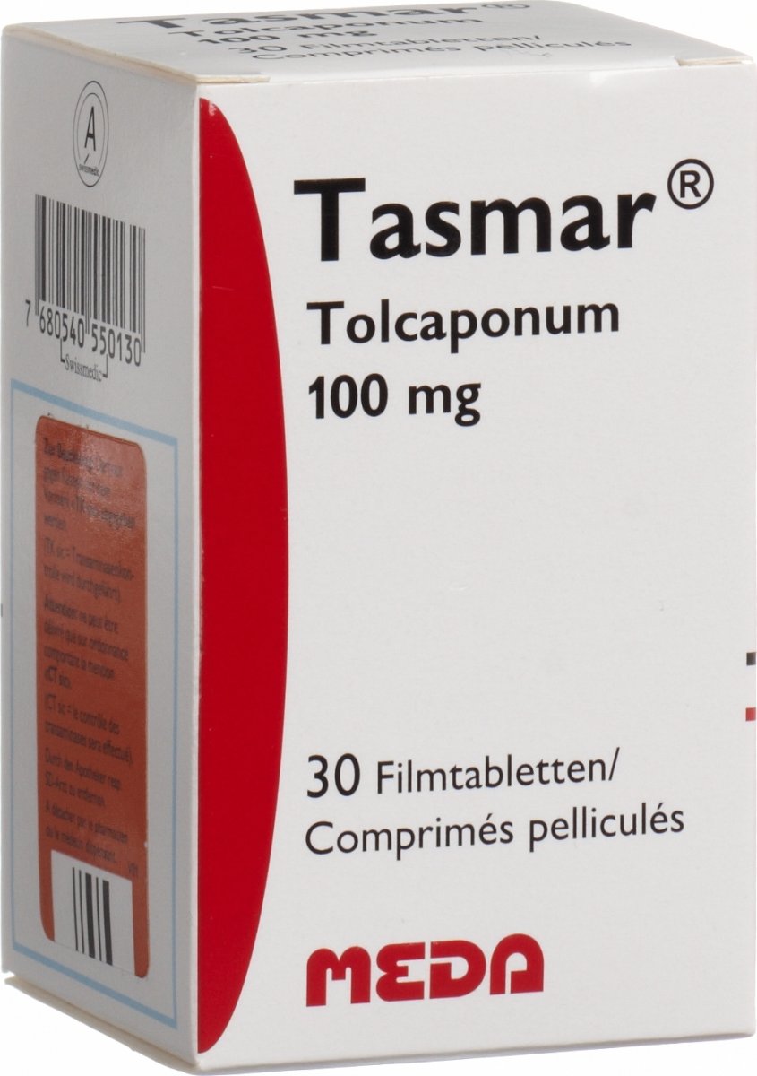 Tasmar 100 mg, Filmtabletten