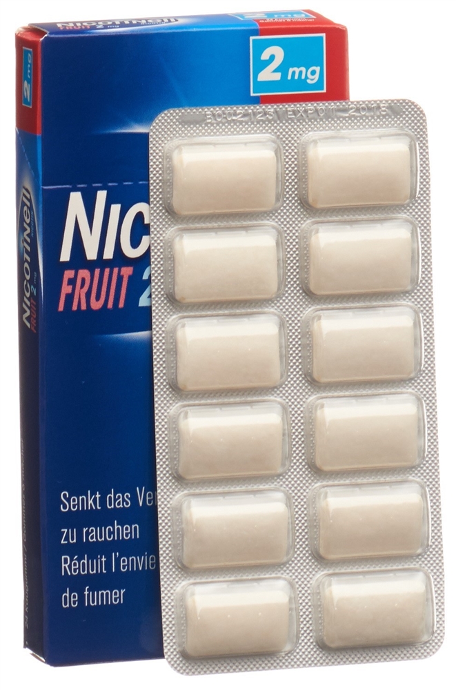 NICOTINELL Gum 2 mg fruit 24 pce