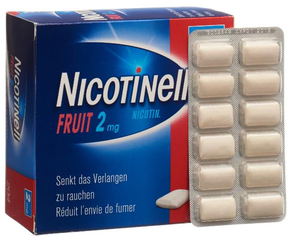 NICOTINELL Gum 2 mg fruit 204 pce