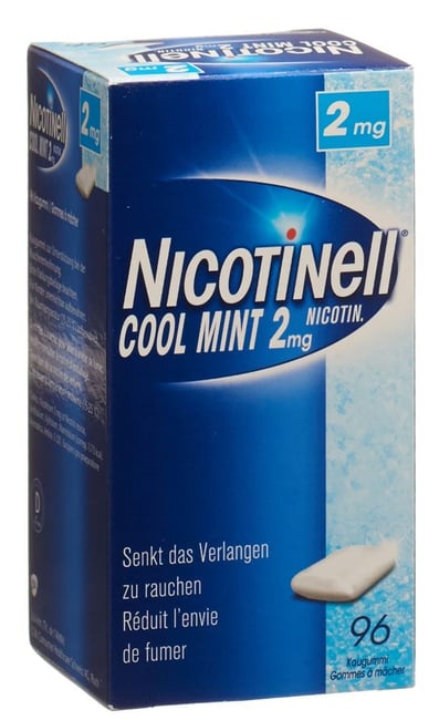 Nicotinell Cool Mint 2 mg, Kaugummi