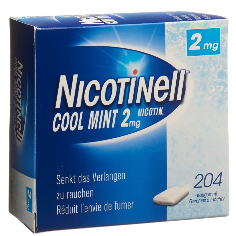 Nicotinell Cool Mint 2 mg, Kaugummi