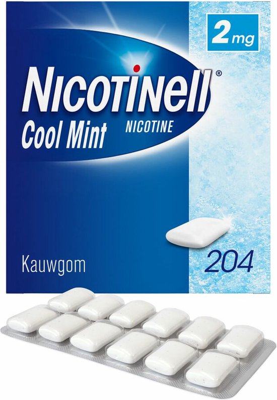 Nicotinell Cool Mint 2 mg, Kaugummi