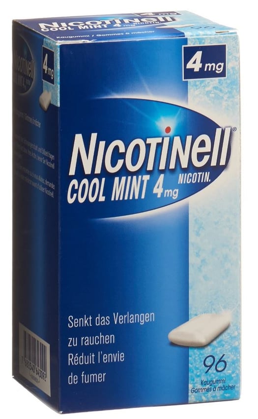 Nicotinell Cool Mint 4 mg, Kaugummi