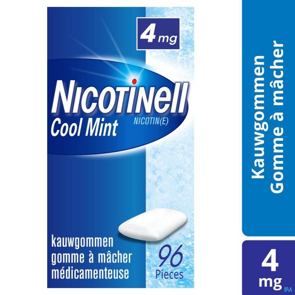 Nicotinell Cool Mint 4 mg, Kaugummi