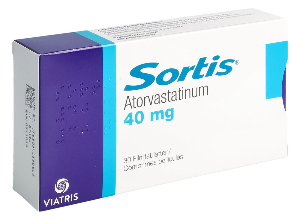 SORTIS cpr pell 40 mg 30 pce