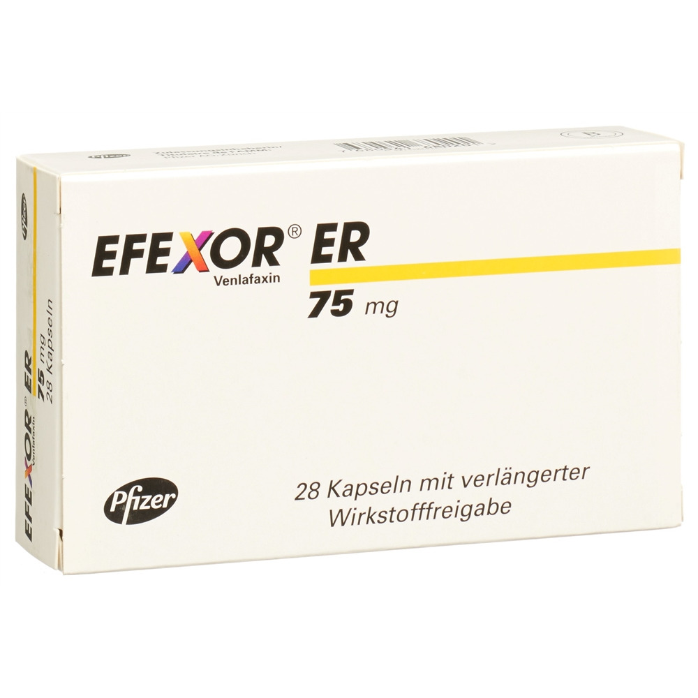 EFEXOR ER caps 75 mg 28 pce