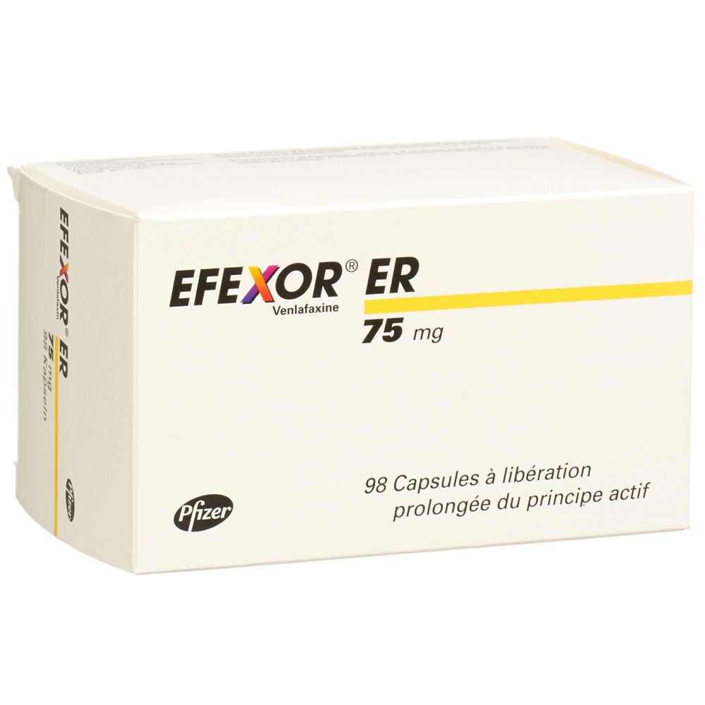 EFEXOR ER caps 75 mg 98 pce
