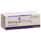 Seroquel 25 mg, Filmtabletten