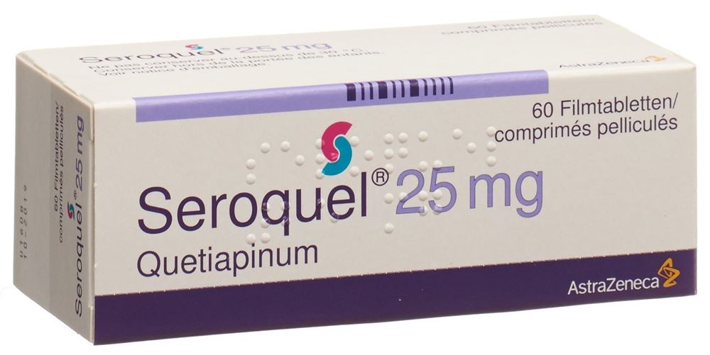 SEROQUEL cpr pell 25 mg 60 pce