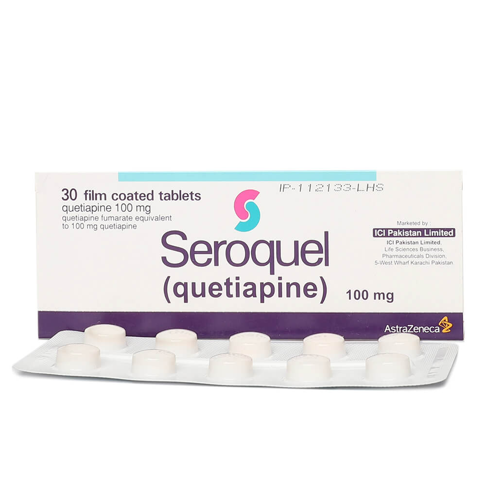 Seroquel 100 mg, Filmtabletten