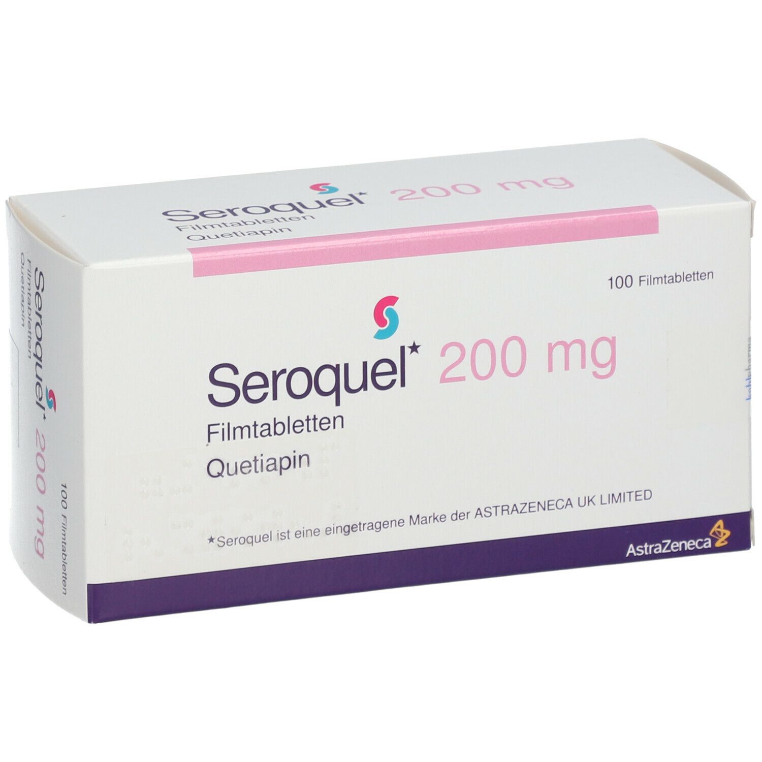 Seroquel 200 mg, Filmtabletten