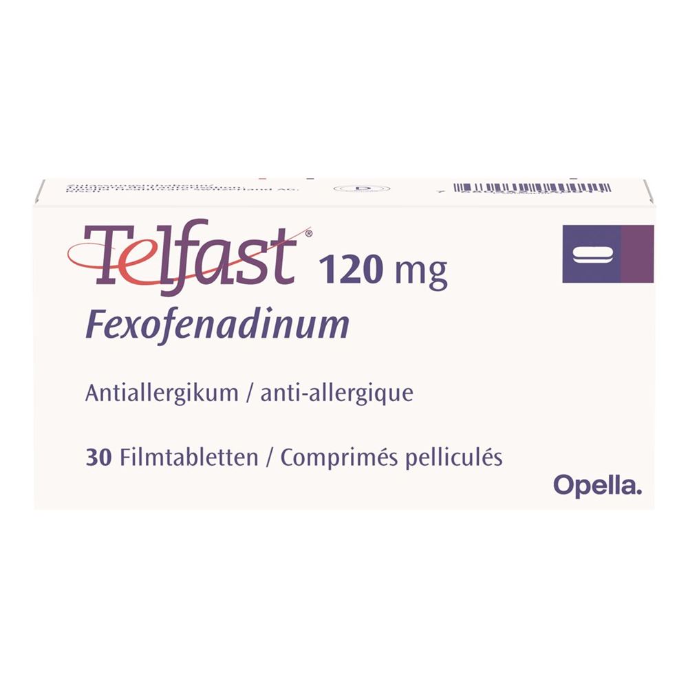 TELFAST cpr pell 120 mg 30 pce