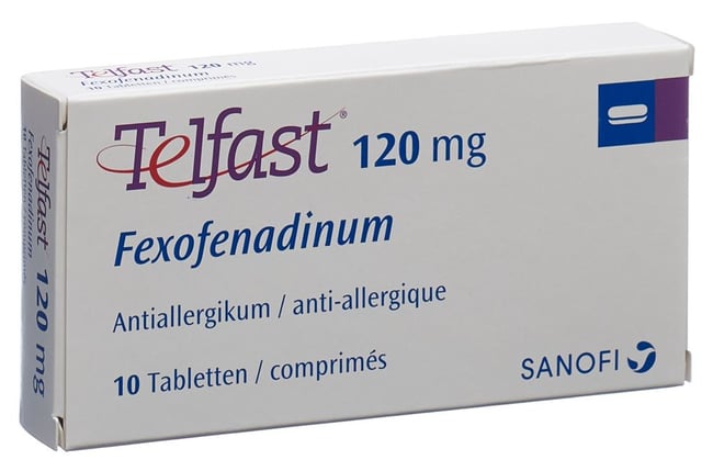 TELFAST cpr pell 120 mg 10 pce