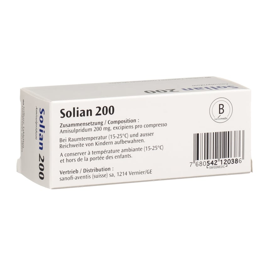 Solian 200 mg, comprimés sécables