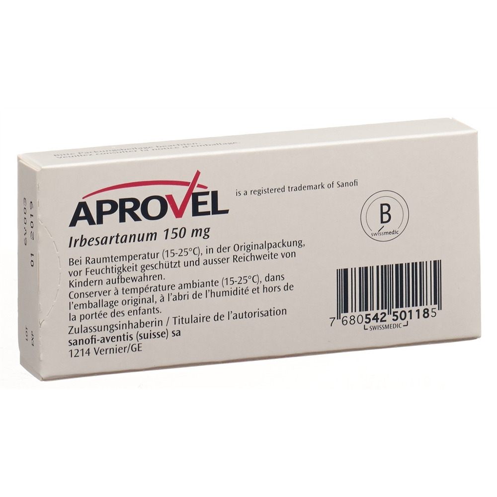 Aprovel 150, comprimés pelliculés