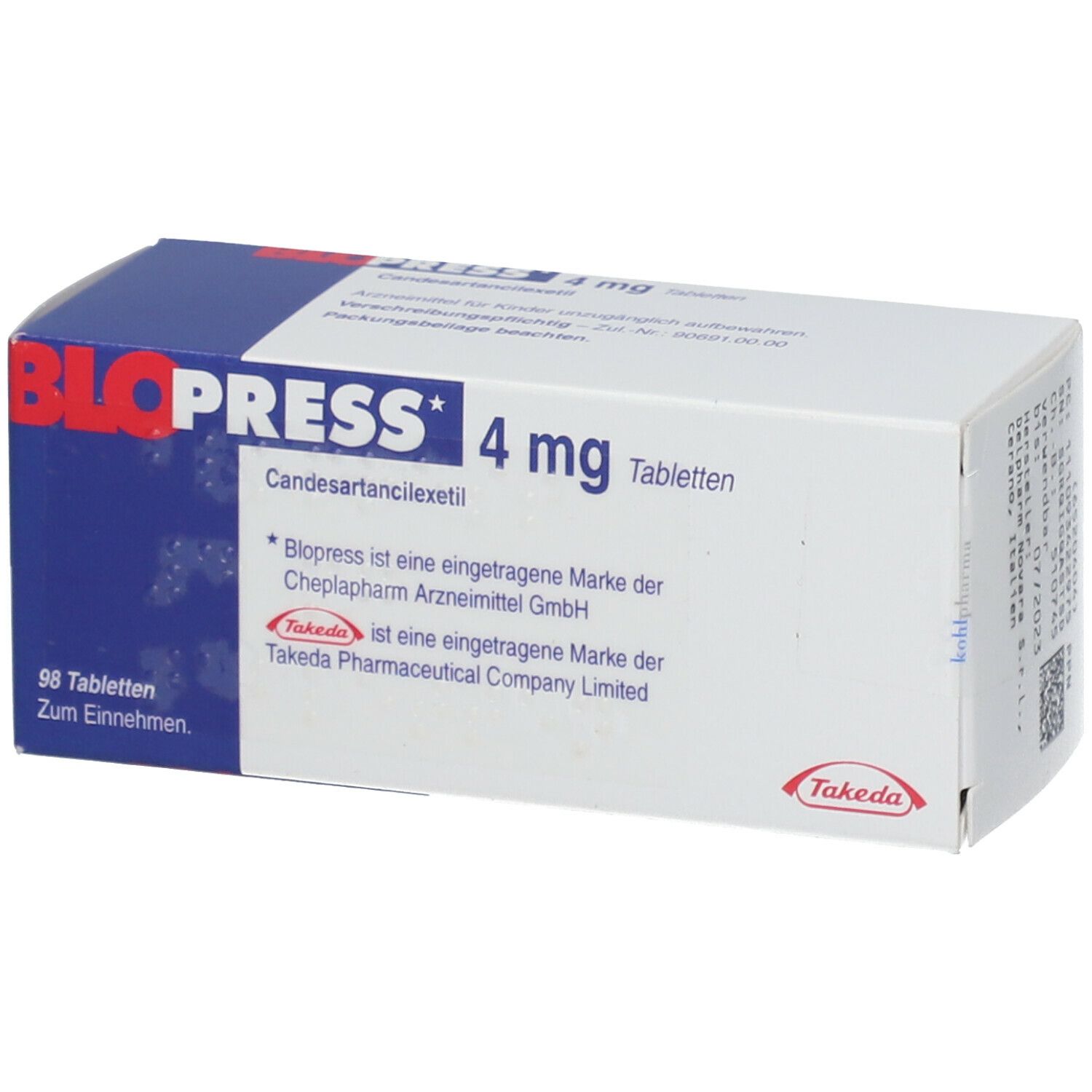 Blopress 4 mg, Tabletten