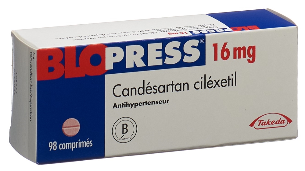 BLOPRESS cpr 16 mg 98 pce