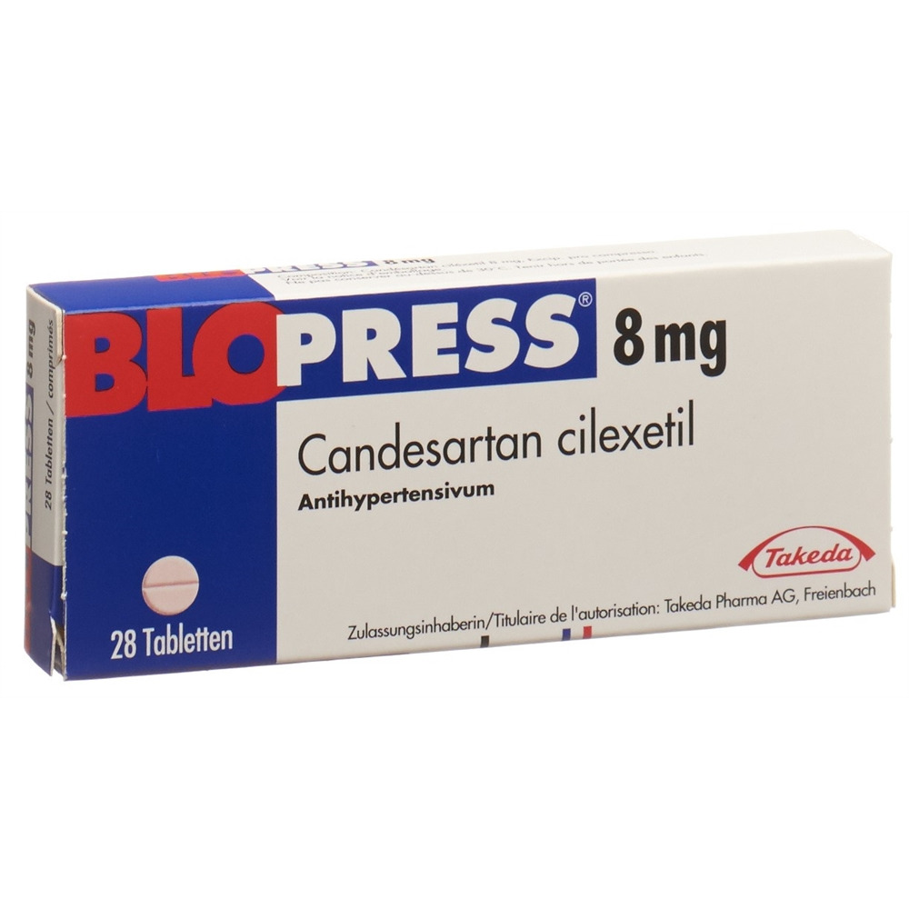 BLOPRESS cpr 8 mg 28 pce