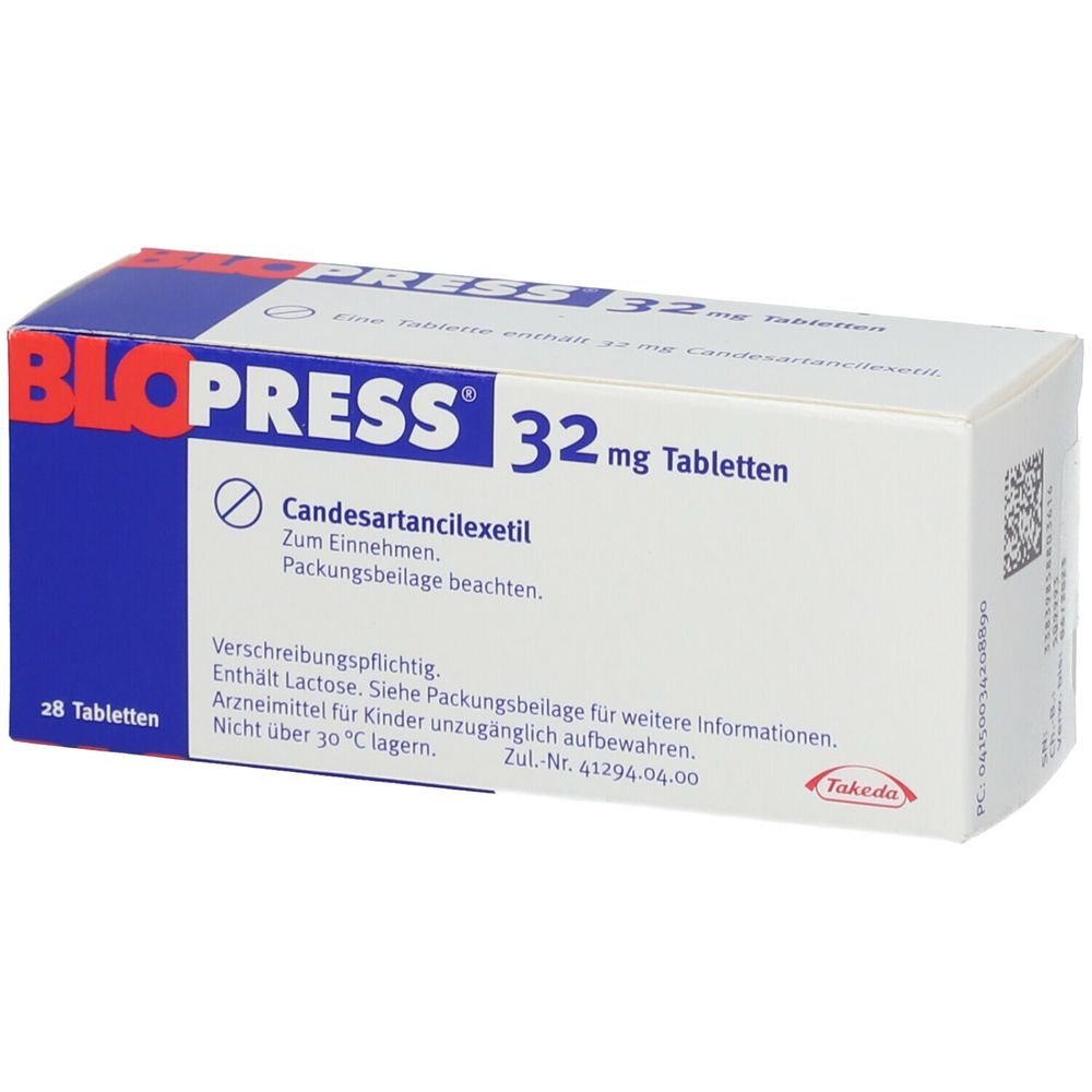 Blopress 32 mg, Tabletten