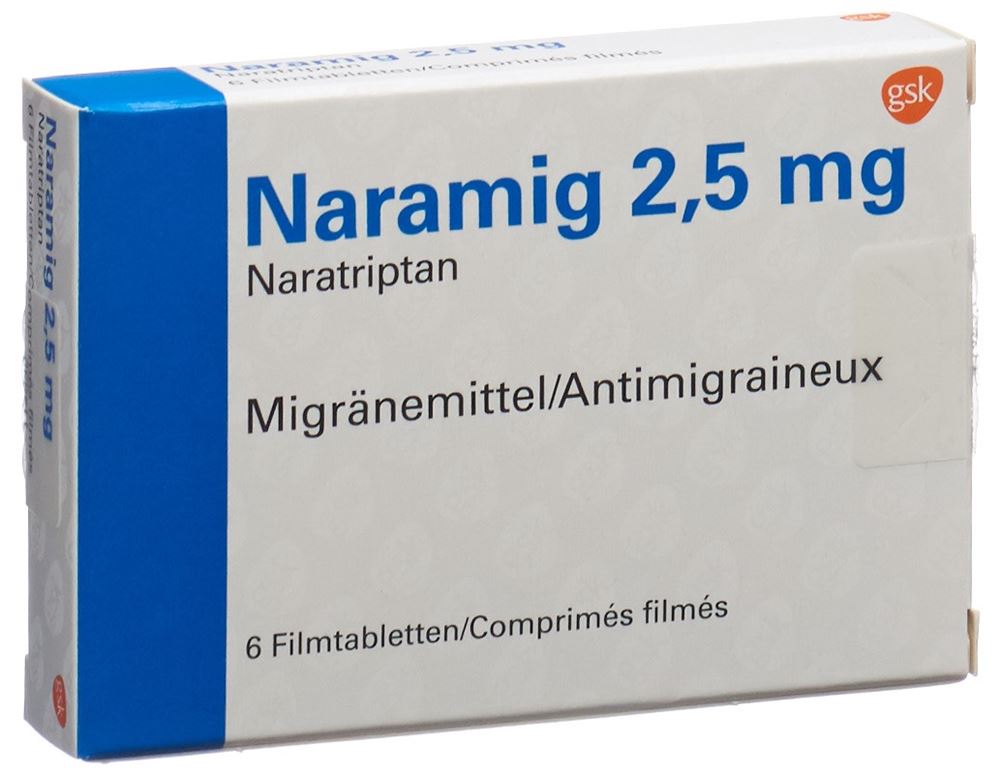Naramig, Filmtabletten