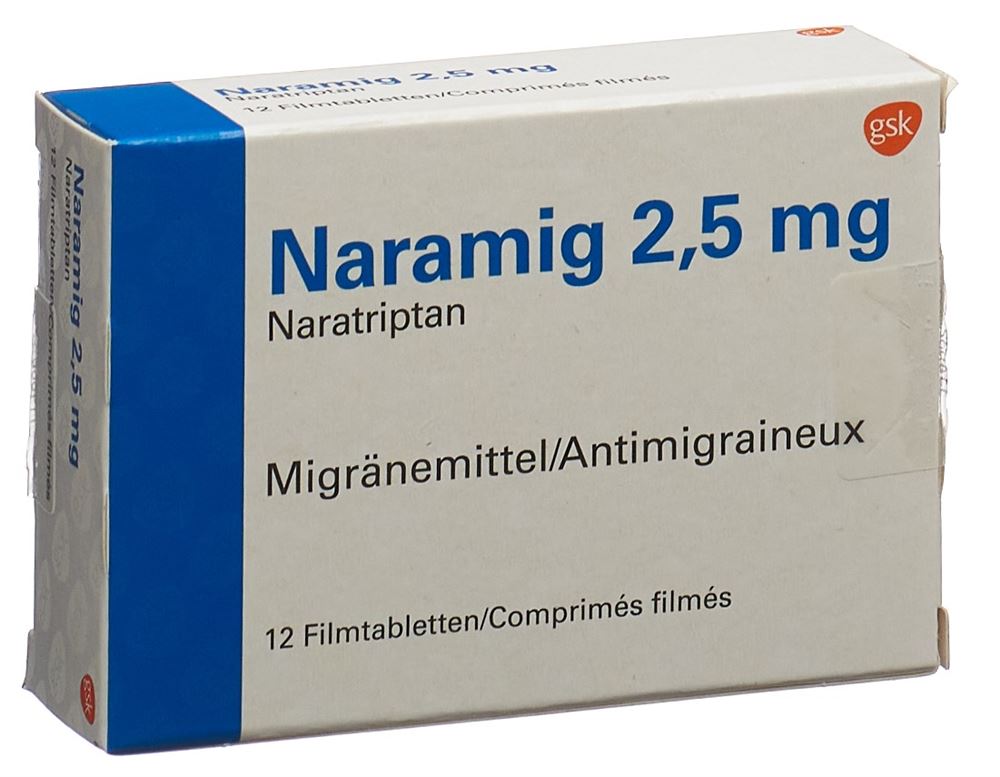 Naramig, Filmtabletten