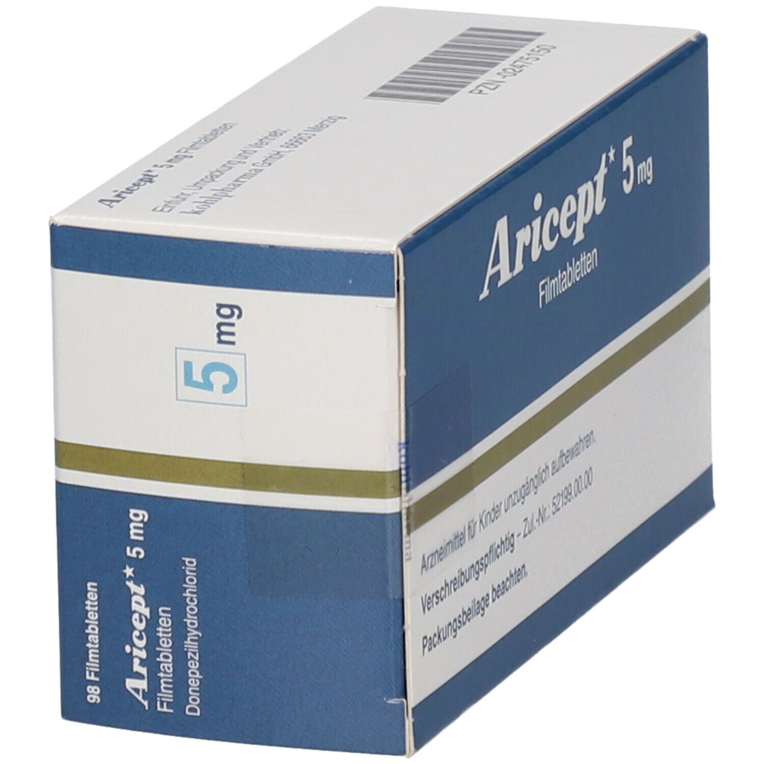 Aricept 5 mg, Filmtabletten