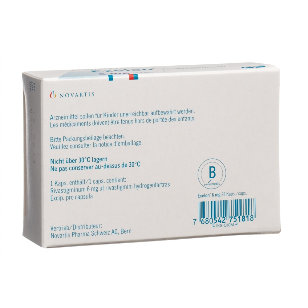 EXELON caps 6 mg 28 pce