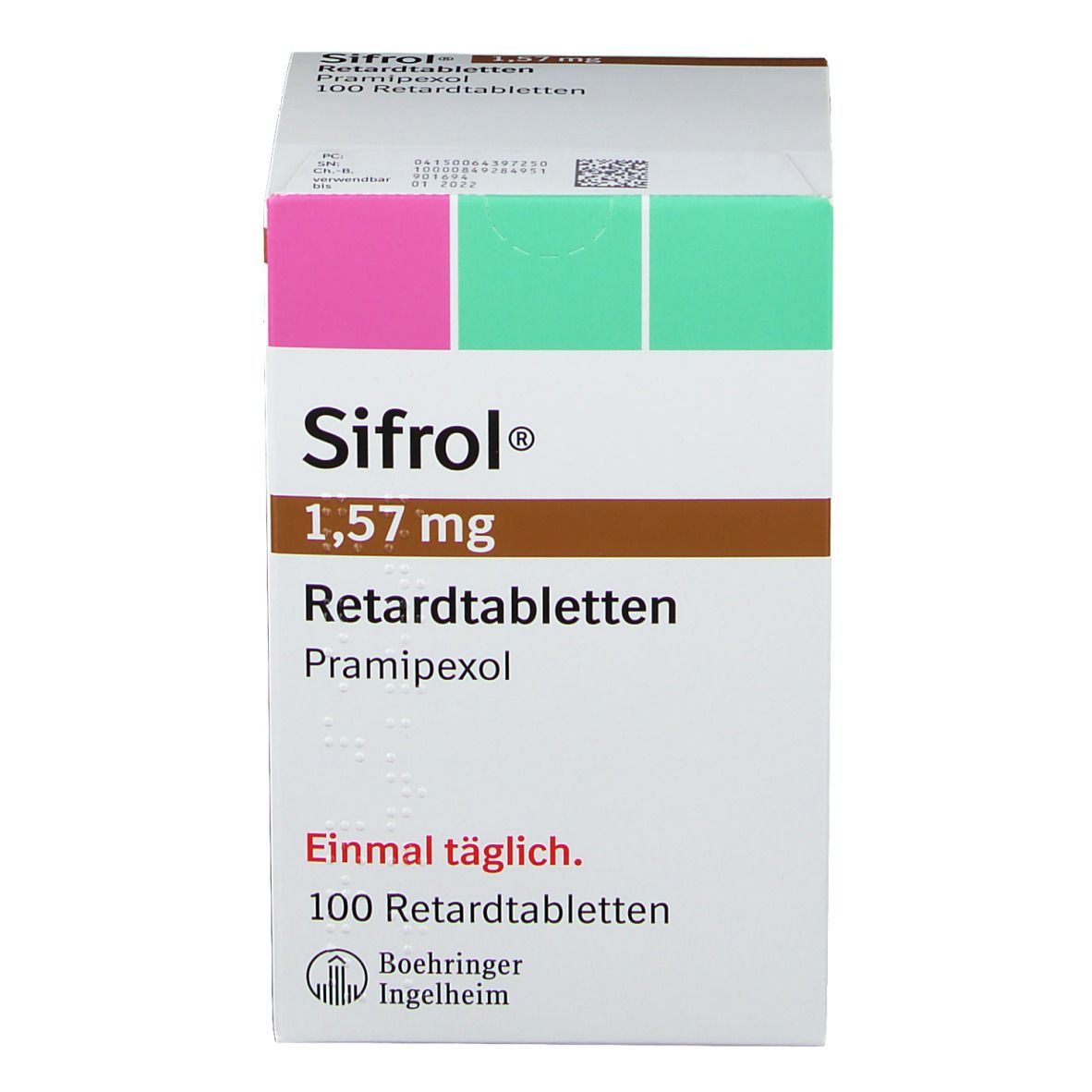 Sifrol 1,0 mg, Tabletten