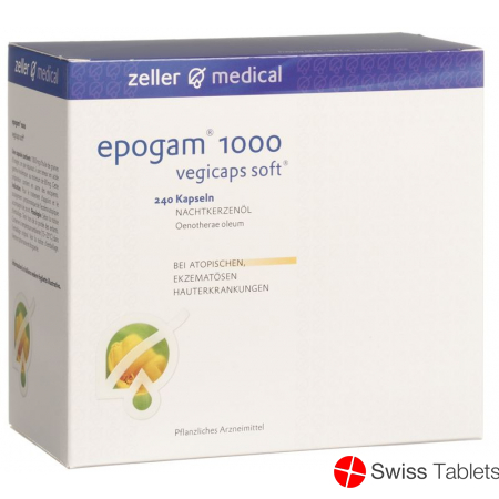EPOGAM 1000 vegicaps soft, 240 capsules