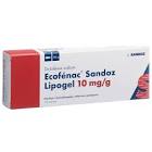 ECOFENAC Sandoz lipogel 10 mg/g tb 100 g