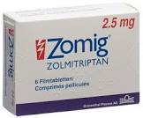 Zomig 2,5 mg, Filmtabletten