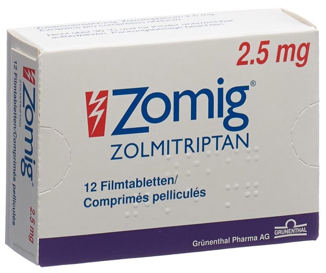 Zomig 2,5 mg, Filmtabletten