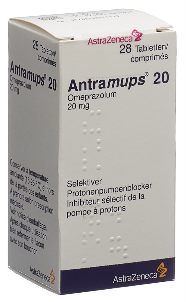 ANTRAMUPS cpr 20 mg bte 28 pce