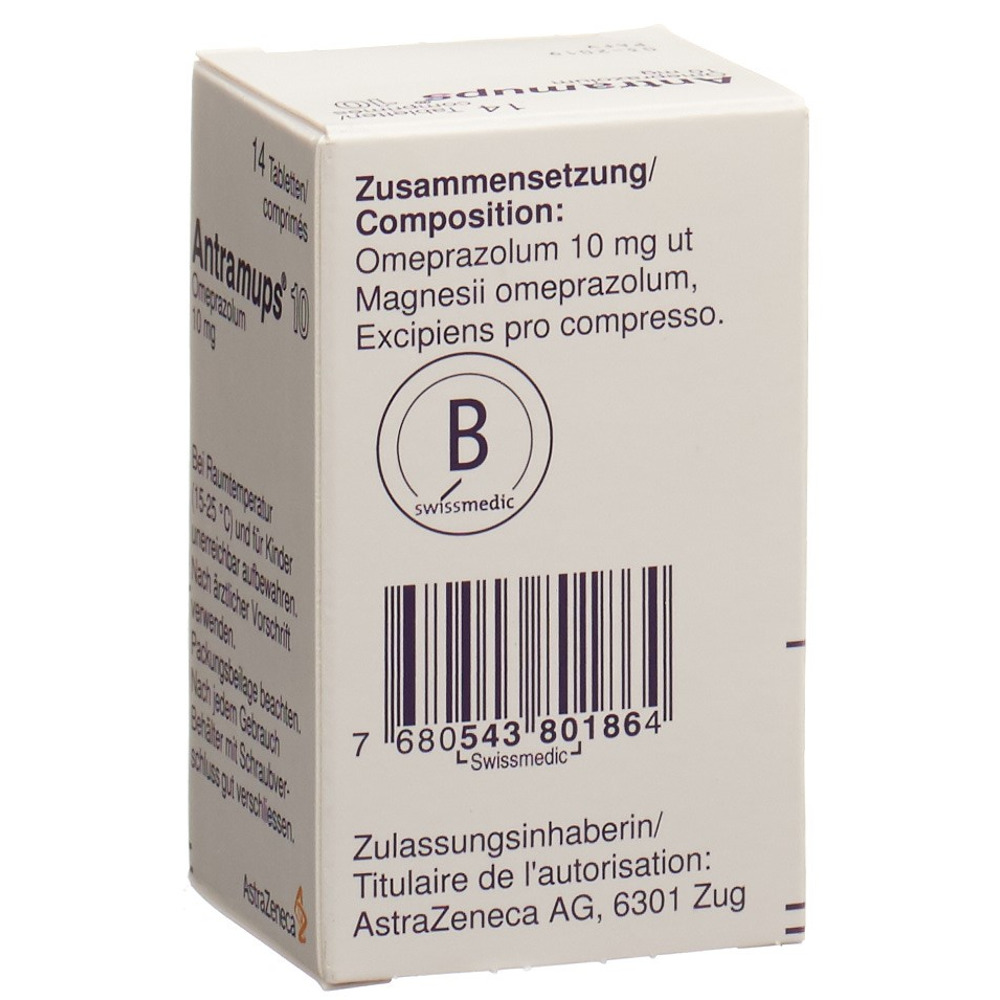 ANTRAMUPS cpr 10 mg bte 14 pce