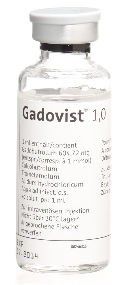 GADOVIST 1.0 sol inj 65ml fl 65 ml