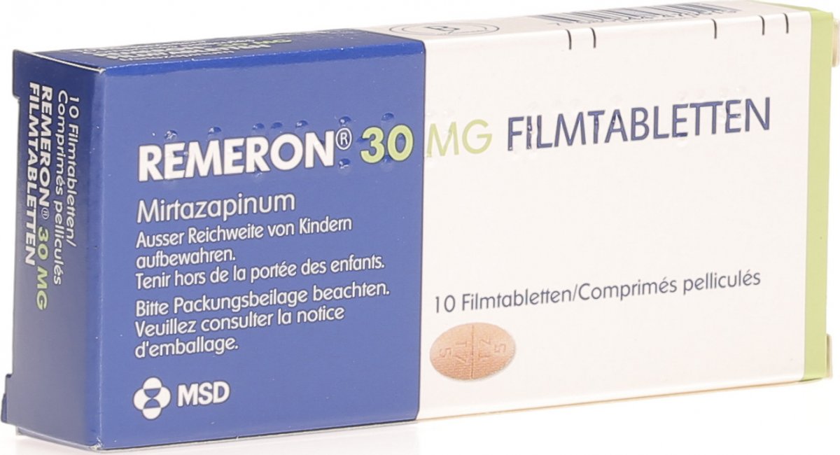 Remeron 30 mg, Filmtabletten