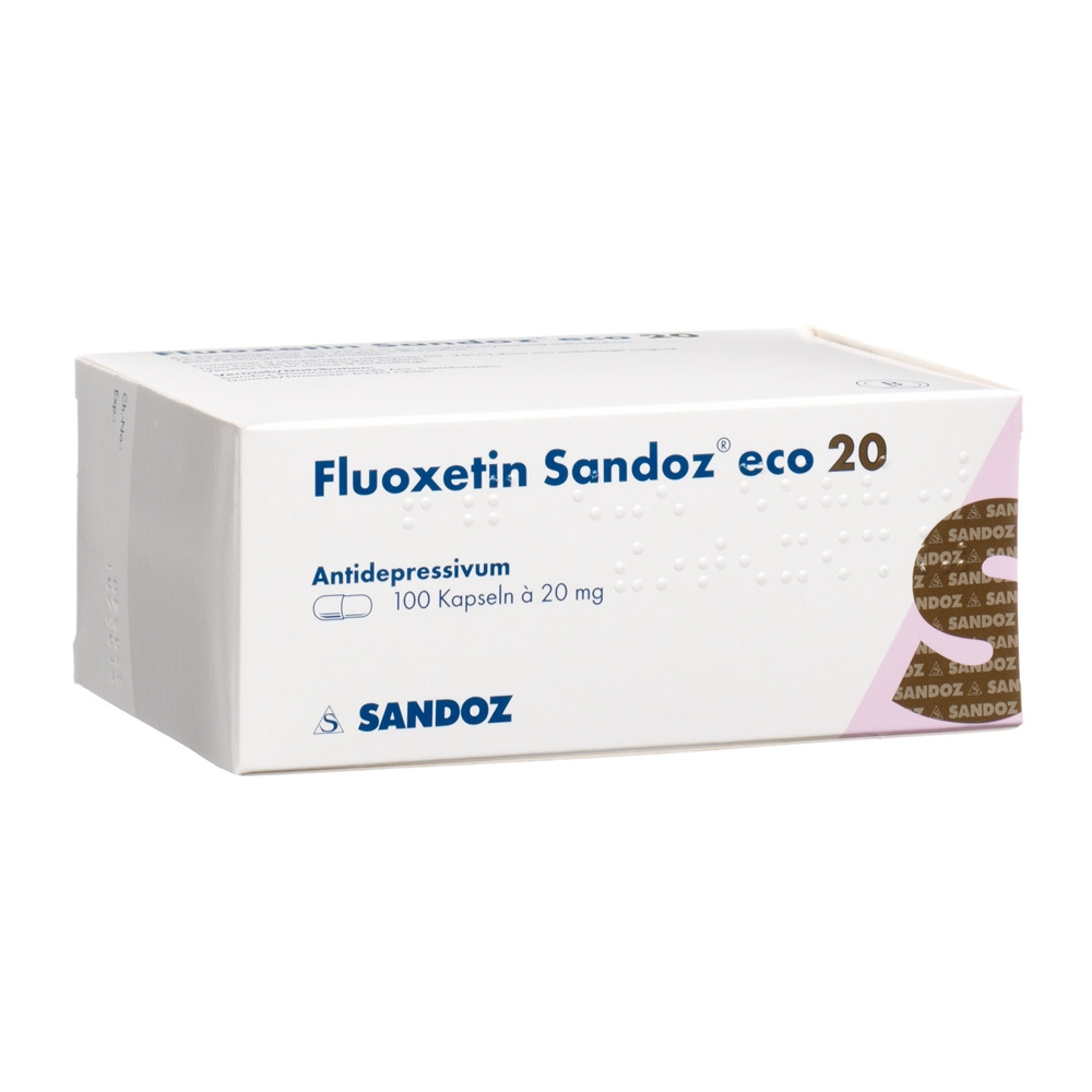 FLUOXETINE Sandoz eco caps 20 mg 100 pce