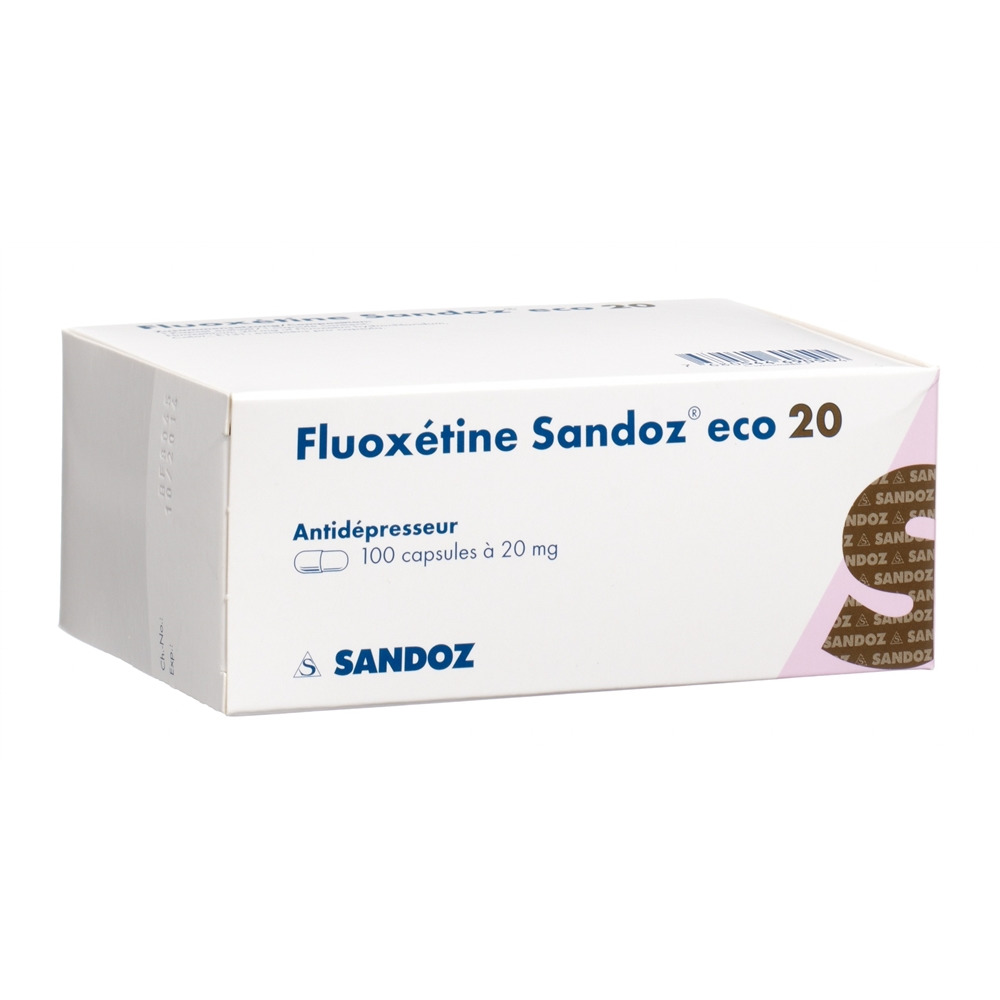 FLUOXETINE Sandoz eco caps 20 mg 100 pce