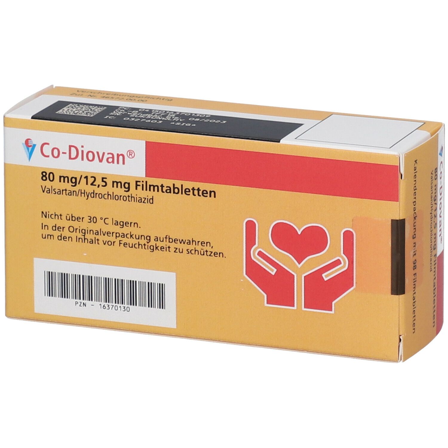 Co-Diovan 80/12,5, Filmtabletten
