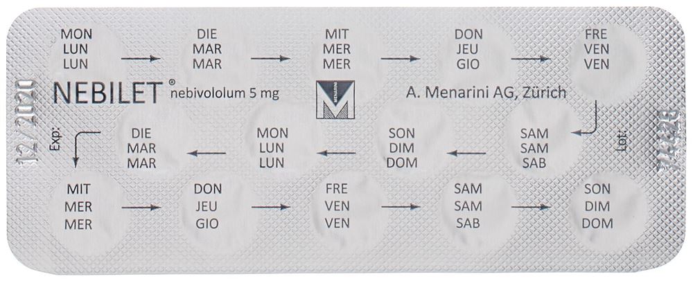 NEBILET cpr 5 mg 28 pce
