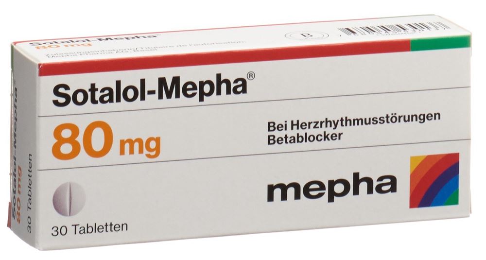 SOTALOL Mepha cpr 80 mg 30 pce
