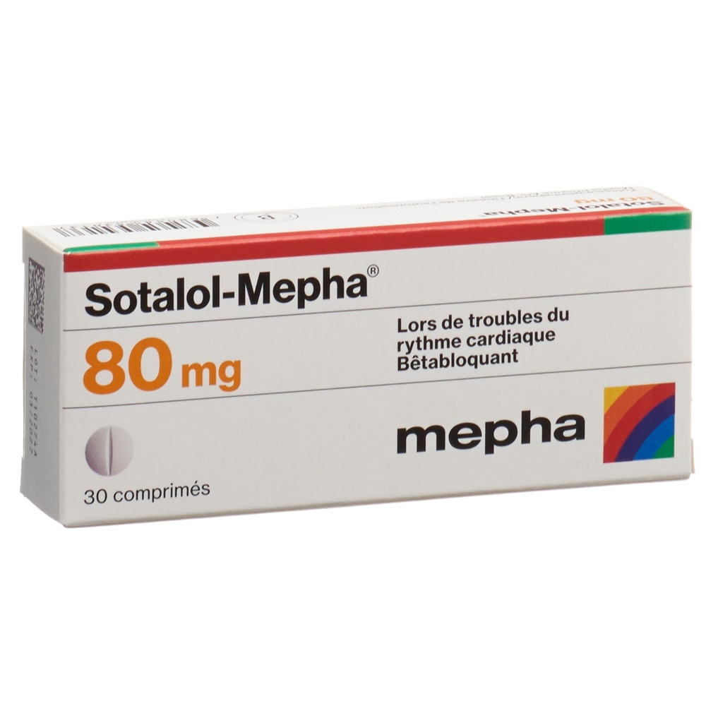 SOTALOL Mepha cpr 80 mg 30 pce