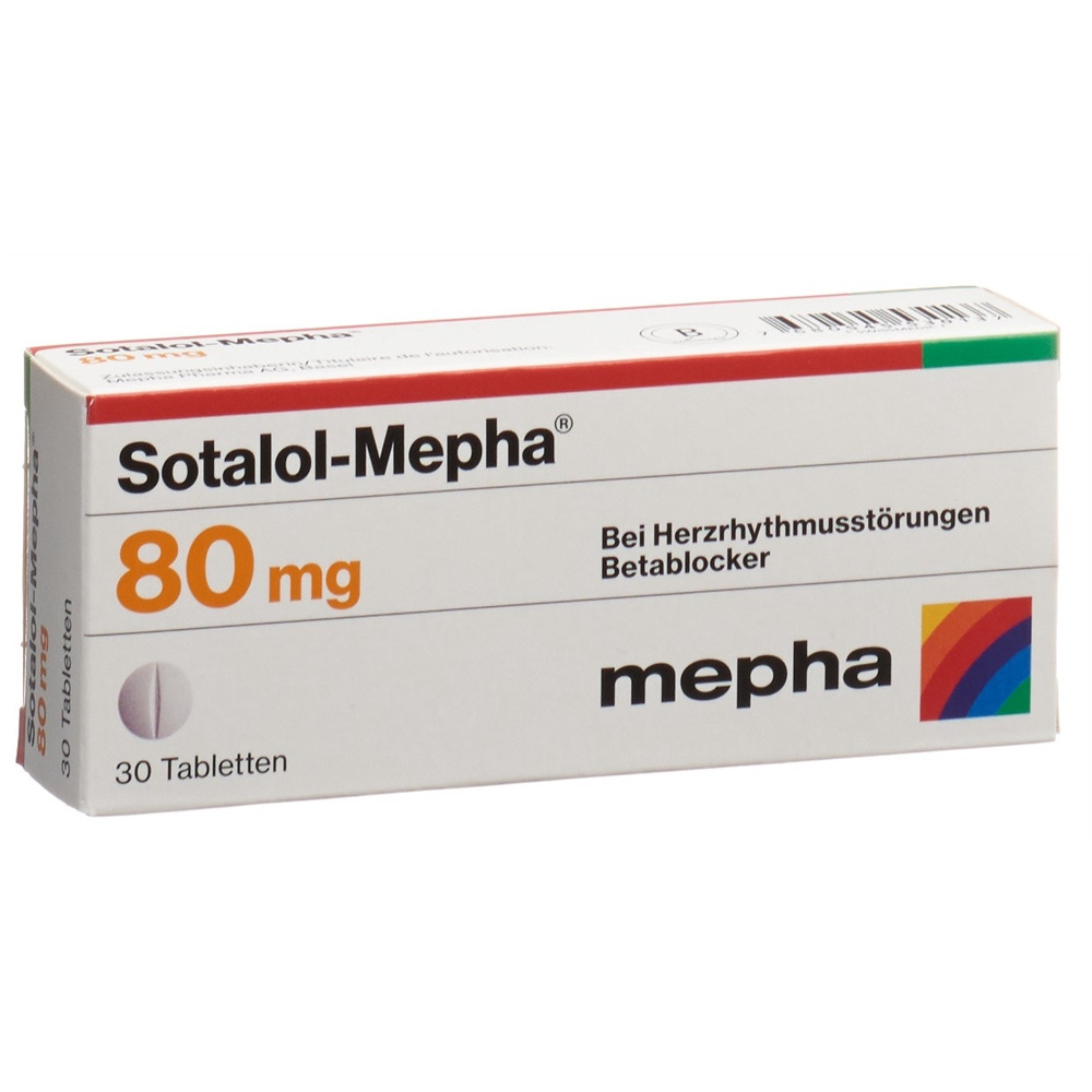 Sotalol-Mepha 80, Tabletten