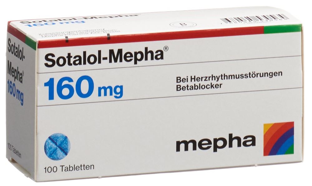 SOTALOL Mepha cpr 160 mg 100 pce