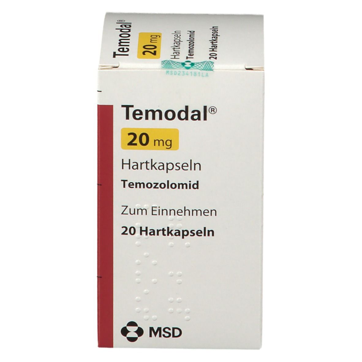Temodal 20 mg, Kapseln
