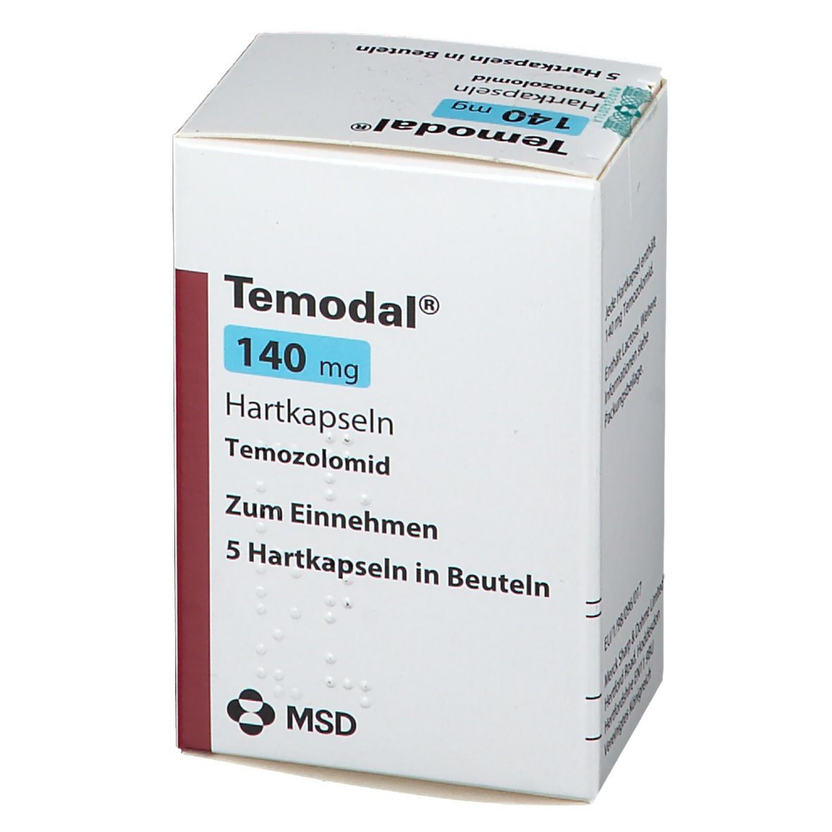Temodal 140 mg, Kapseln
