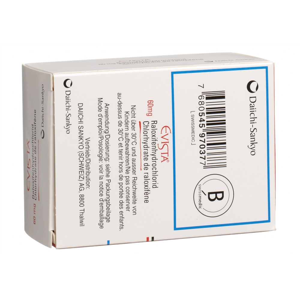 Evista 60 mg, comprimés pelliculés