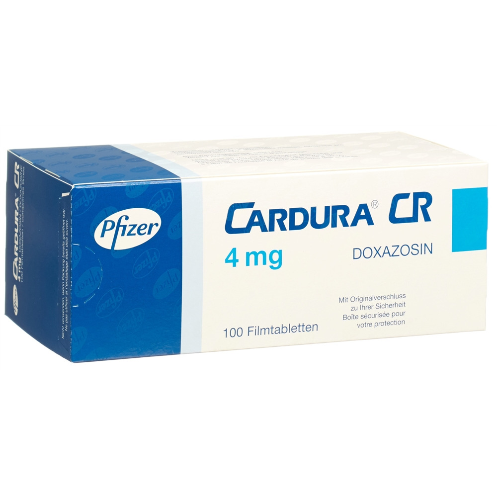 Cardura CR 4 mg, Retardtabletten