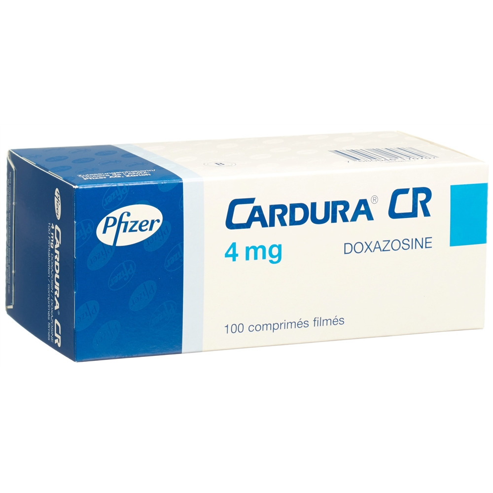 CARDURA CR cpr ret 4 mg 100 pce